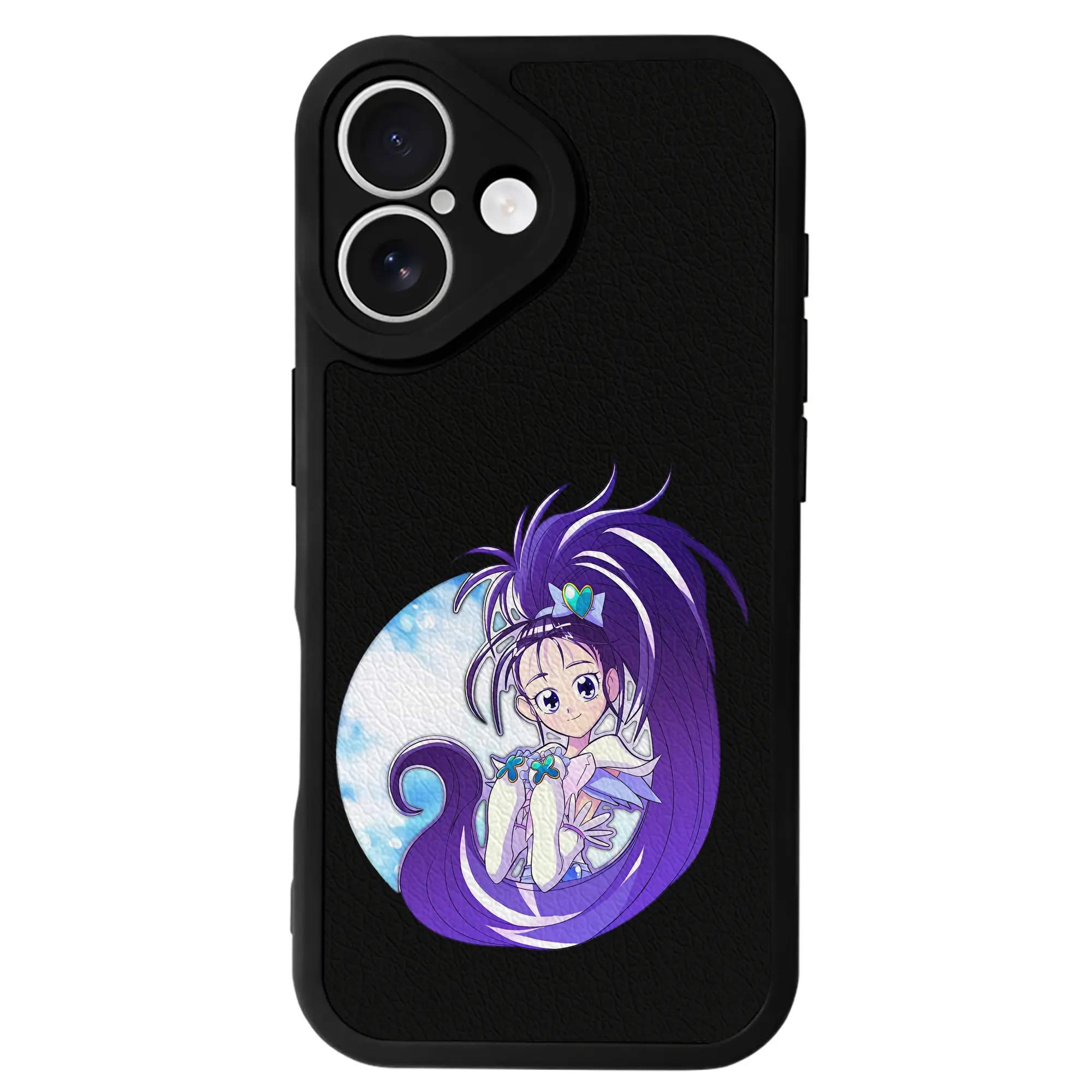 プリキュア グッズ,美翔舞 - IPhone 16シリーズ対応 ・ シリコンスマホケース ・ レザー調 ・ 高精度フィット ・ 耐衝撃 ・ ワイヤレス充電対応 ・ 精密カット